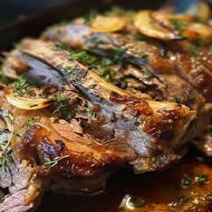 Slow-roast lamb with cinnamon, fennel & citrus